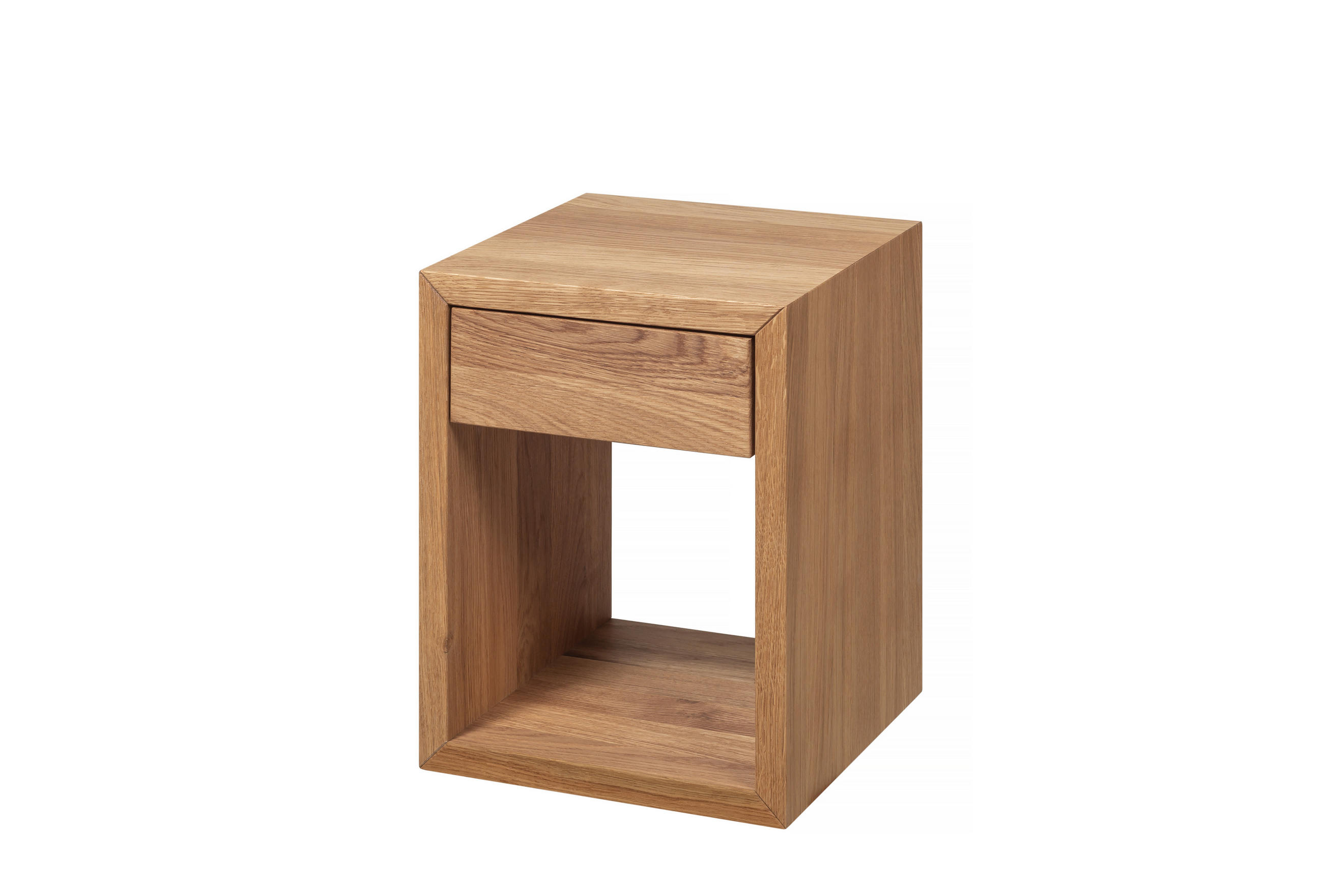 NACHTTISCH Hugo, Eiche, 30/30/39 cm - Eichefarben, Holz (30/39/30cm) - WOODEK