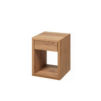 NACHTTISCH Hugo, Eiche, 30/30/39 cm - Eichefarben, Holz (30/39/30cm) - WOODEK