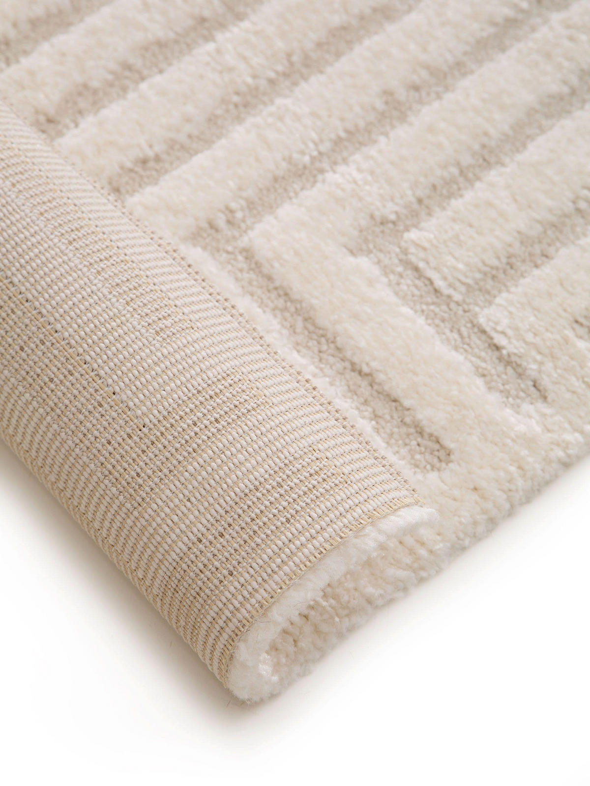 TEPPICH Eve Cream/Beige 240x340 cm - Creme, Textil (240/340cm) - benuta Nest