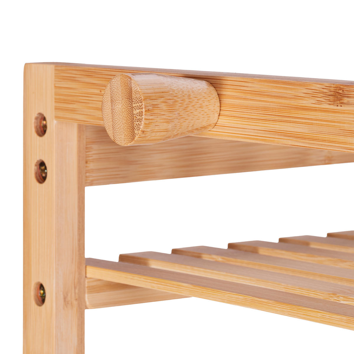 KLEIDERSTÄNDER - Hellbraun, Holz (78/164/42cm) - Relaxdays