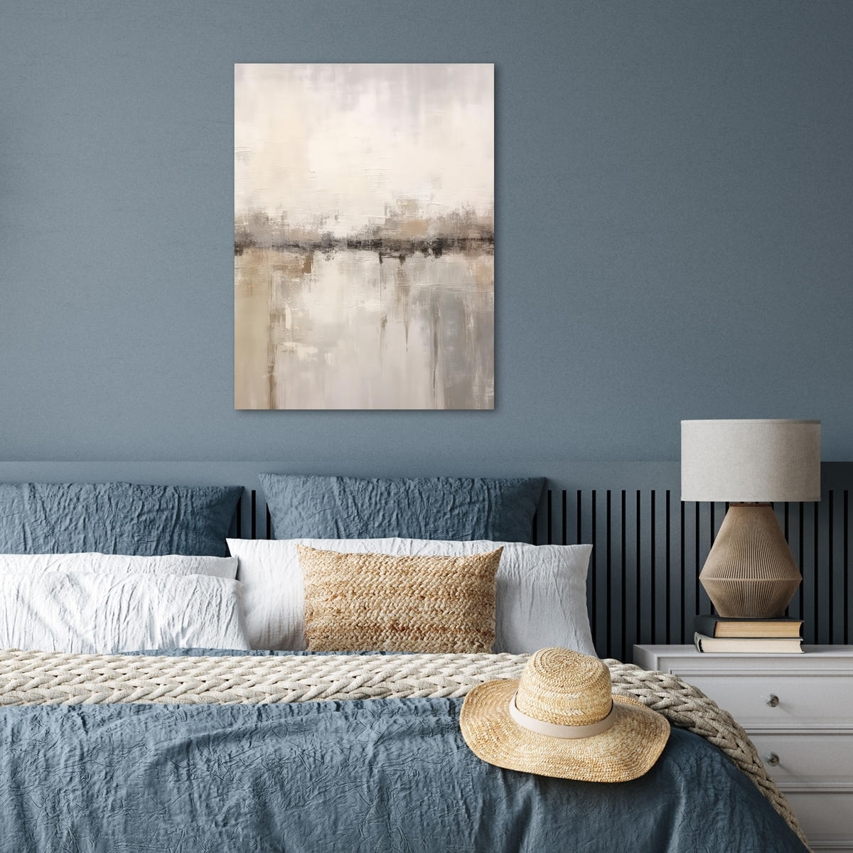 PLAKÁT Moderní umění - Abstraktní - Béžová 60x80 cm - béžová, papír (60/80/0.1cm) - MuchoWow