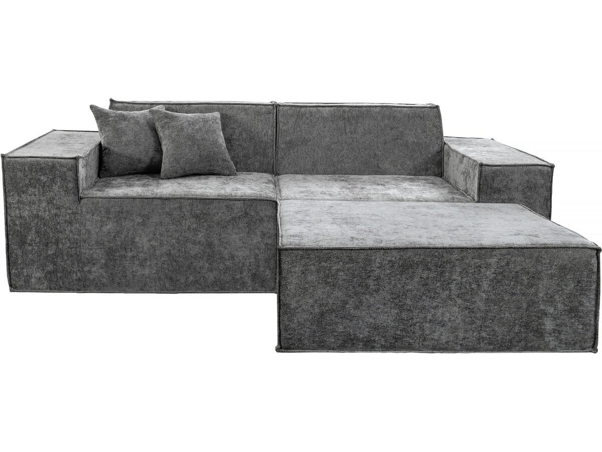 3-SITZER-SOFA Lusso Grau - Grau, Textil (220/70/100cm) - Habitat Garten