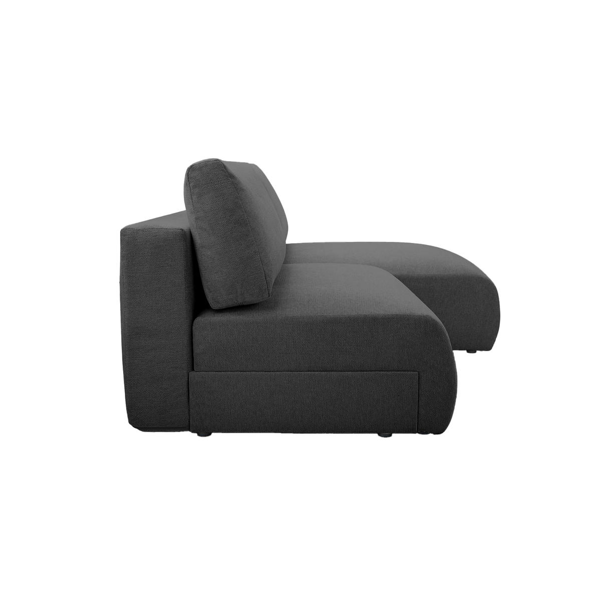 ECKSOFA Ripley mit Schlaffunktion, Anthrazit - Anthrazit, Textil (223/150cm) - Fedve
