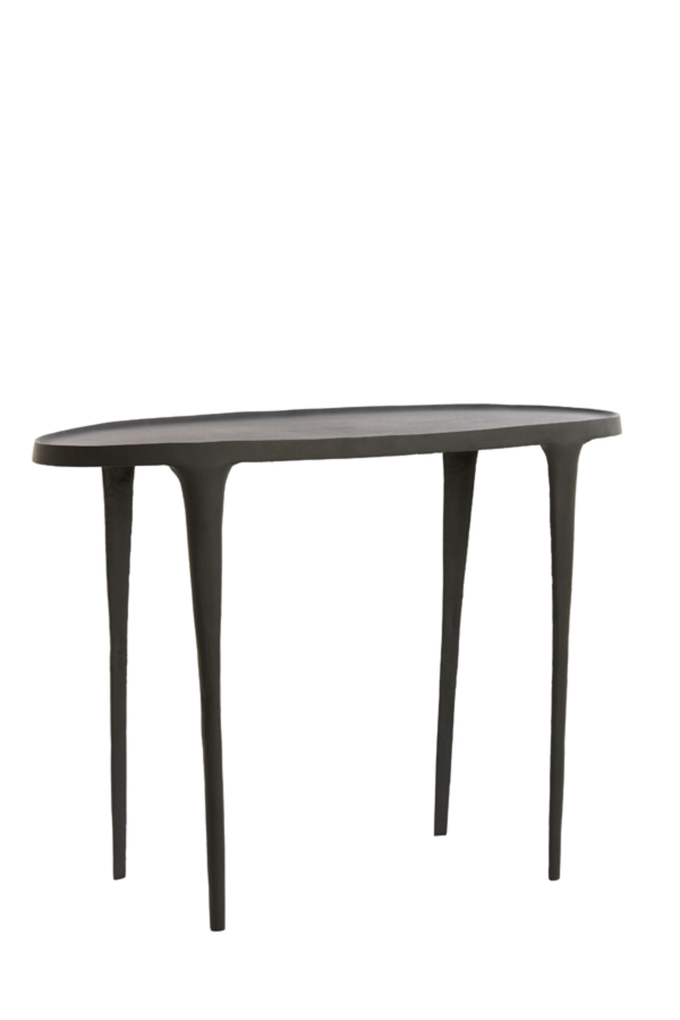 KONSOLENTISCH Arica Schwarz 110/43/80 cm - Schwarz, Metall (110/43/80cm) - Light & Living