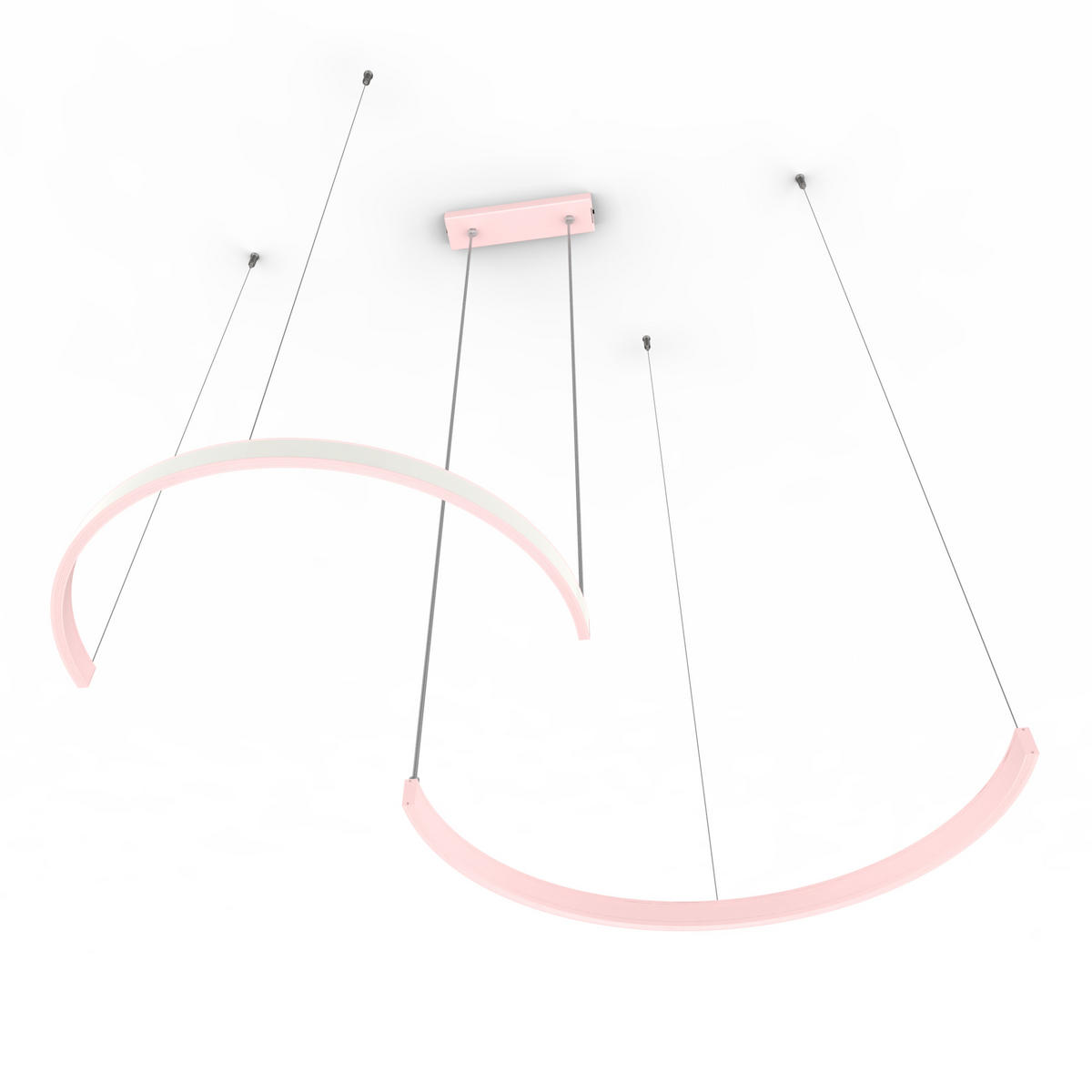 LED-HÄNGELEUCHTE - Weiß Hochglanz, Metall (3.1/62/120cm) - Lumicom