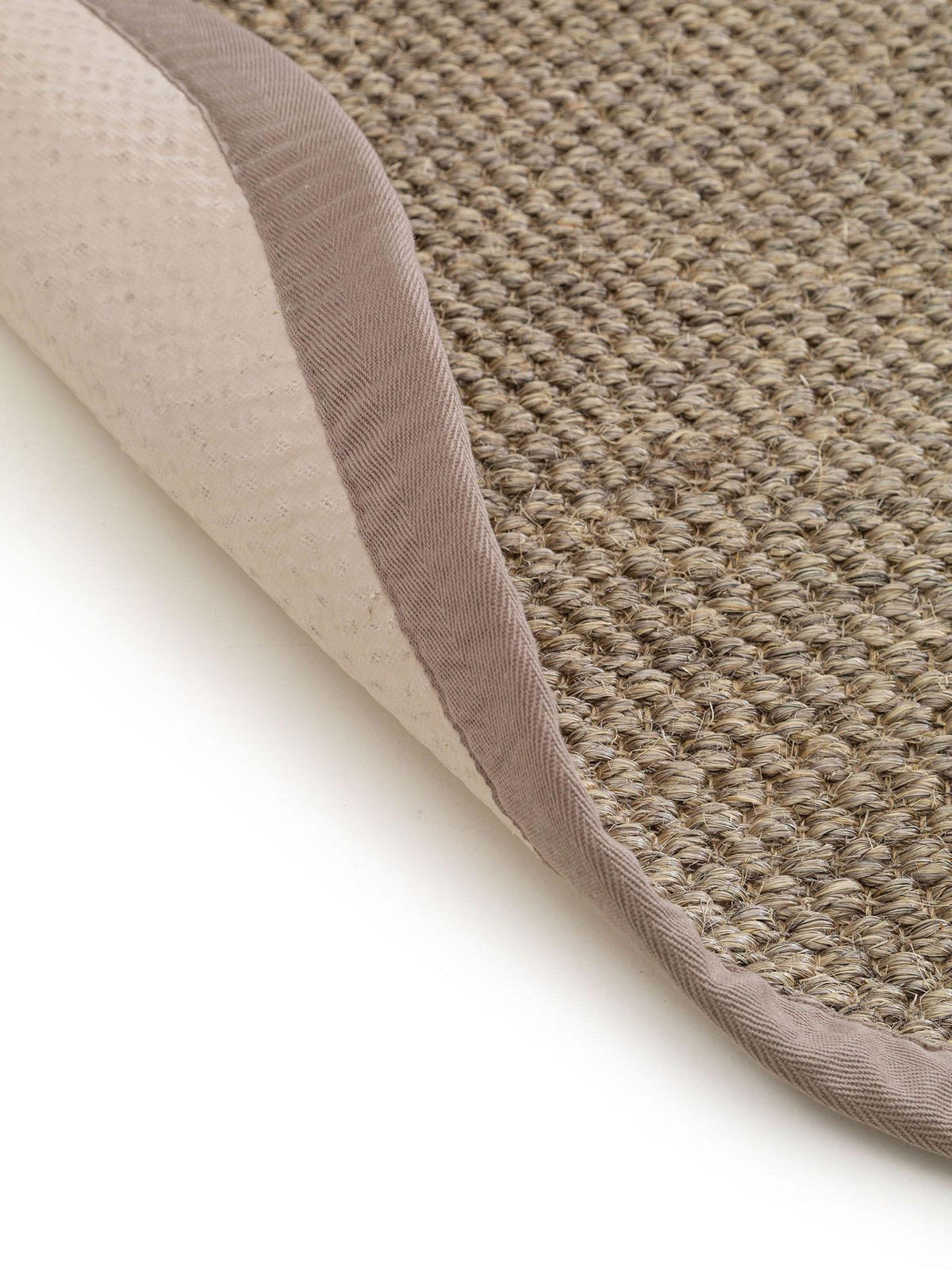 TEPPICH Sisal Greta Grau - Grau, Naturmaterialien (250/1cm) - KUNSTLOFT