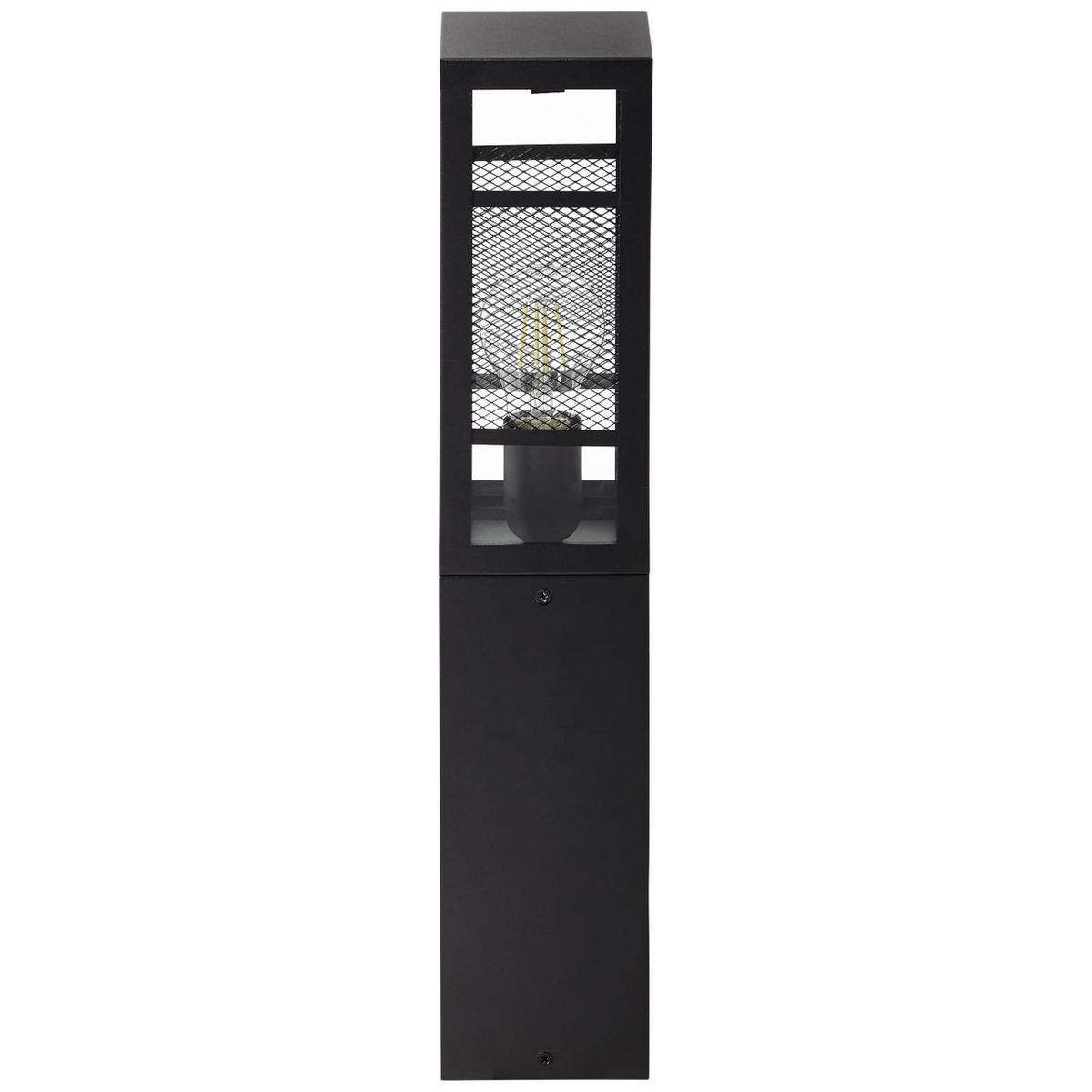 AUSSENSOCKELLEUCHTE Getta 96410/06 - Schwarz, Metall (10/10/50cm) - Brilliant