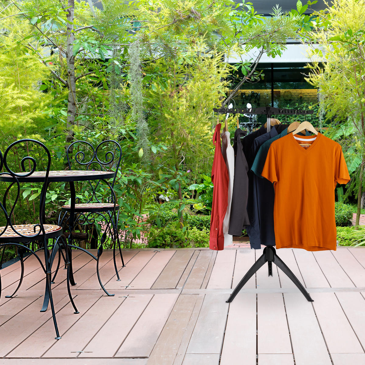 ŽEHLIACI sušiak - viacfarebná, kov/plast (62/129/62cm) - Relaxdays