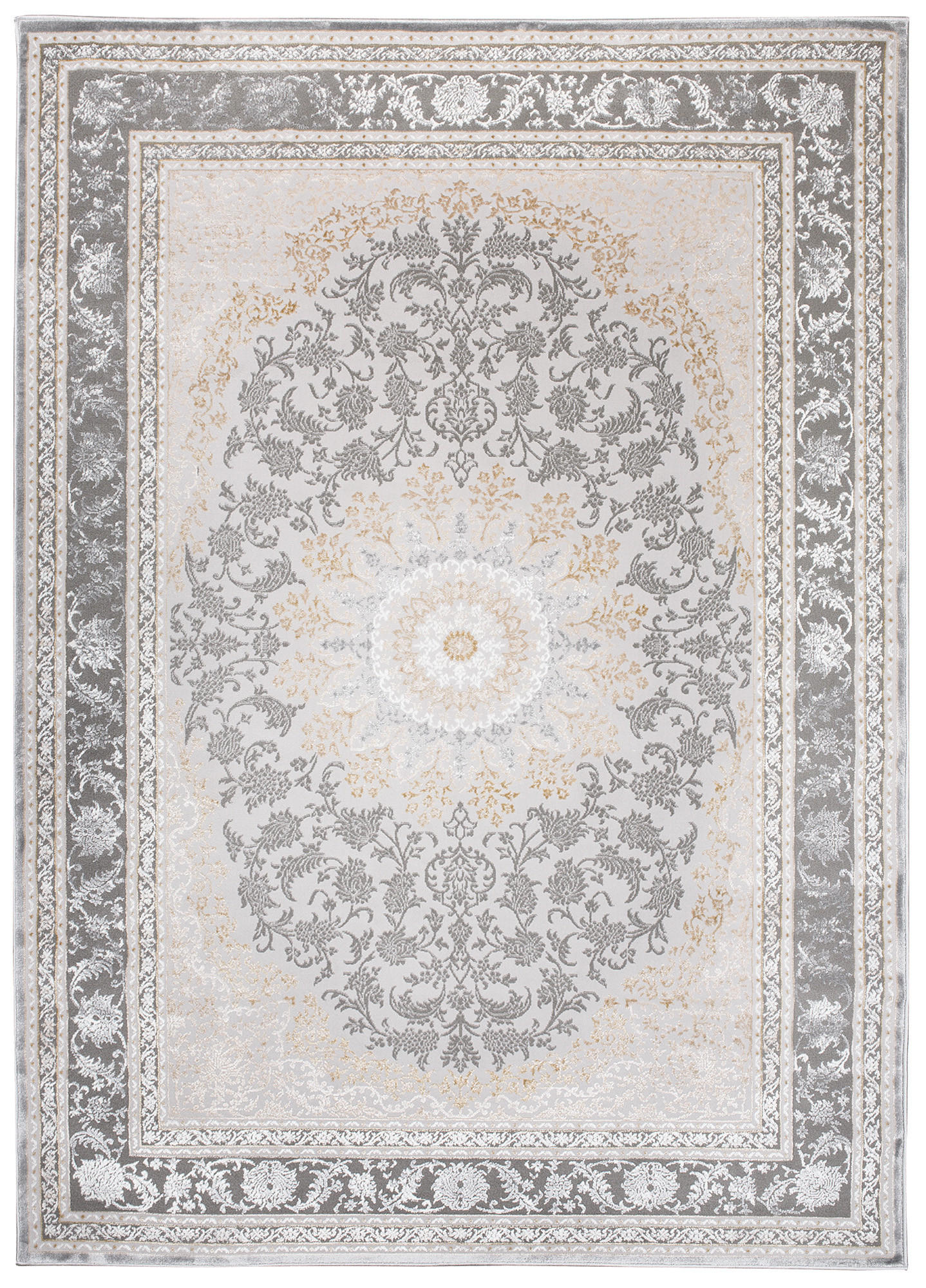TEPPICH HERA Grau 120/170 cm - Grau, Textil (120/170cm) - Tapiso