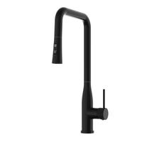 KÜCHENARMATUR Vector Schwarz - Schwarz, Metall (27/46/27cm) - Granitan