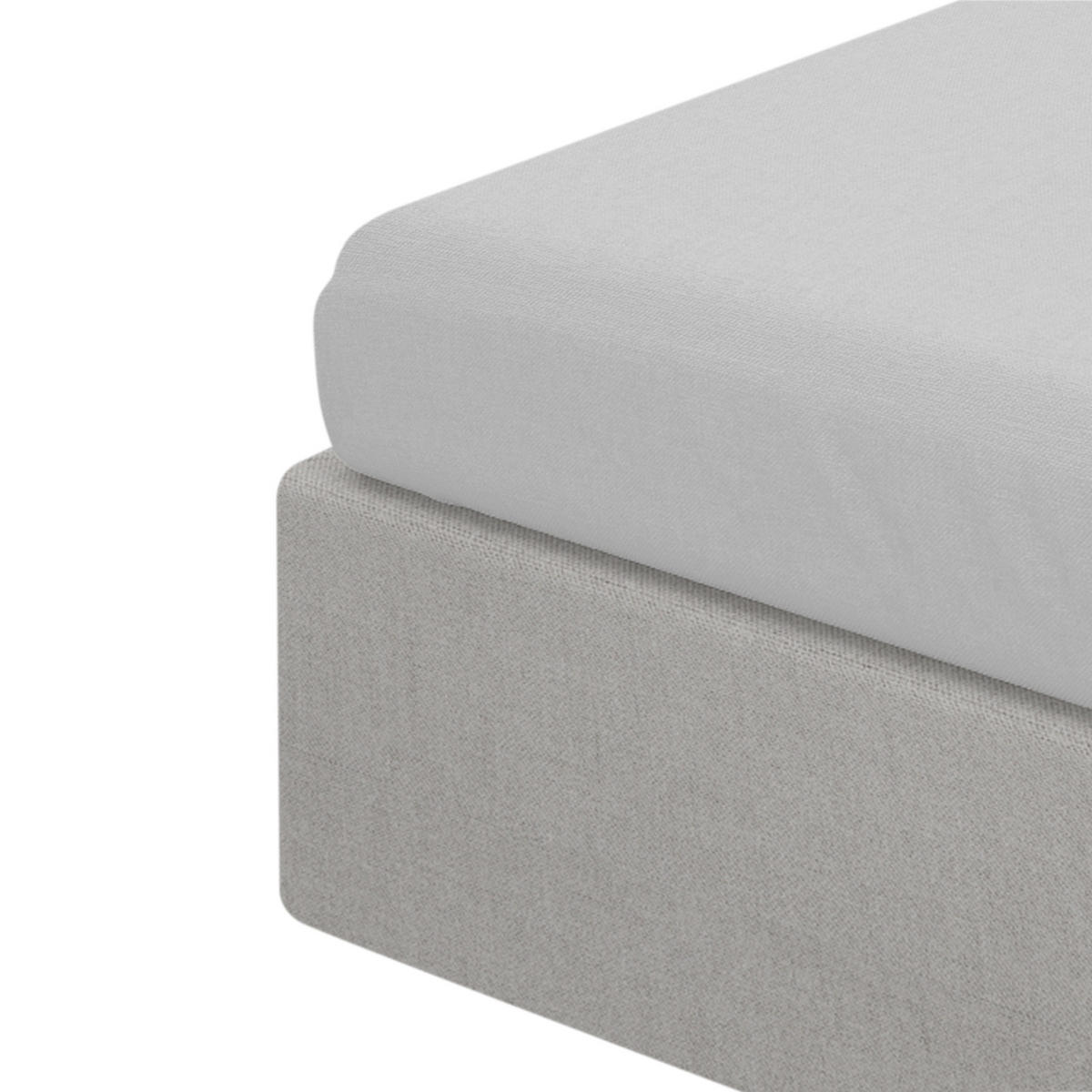 BETTLAKEN Lauko grau 180/200 cm - Grau, Textil (180/200cm) - Homla