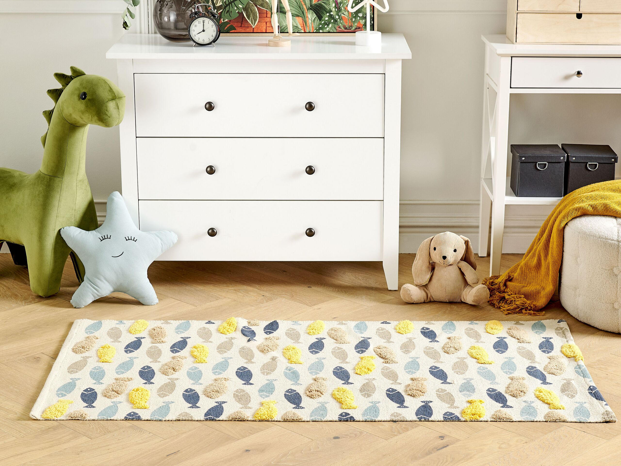 KINDERTEPPICH Ipuh 150/80 cm - Multicolor, Textil (80/150cm) - Beliani