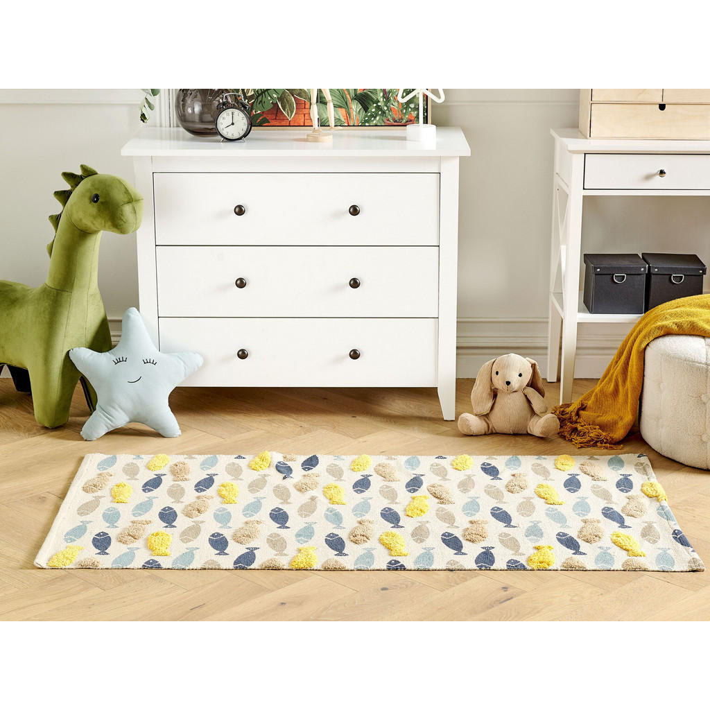 Thumbnail - Beliani Kinderteppich, Mehrfarbig, Textil, Grafikmuster, Rechteckig, 80x150 cm, Teppiche & Böden, Teppiche, Teppich Kind...