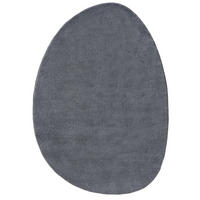 TEPPICH Nola Anthrazit 60x90 cm - Anthrazit, Textil (60/90cm) - benuta Pop