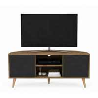 TV-ELEMENT Lesson Walnuss Schwarz - Walnussfarben, Holzwerkstoff (120/59.8/45cm) - Decorotika