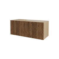 LOWBOARD ZENO-W 100x40x41 cm - Artisan / Weiß - Weiß, Holzwerkstoff (100/40/41cm) - ALTDECOR