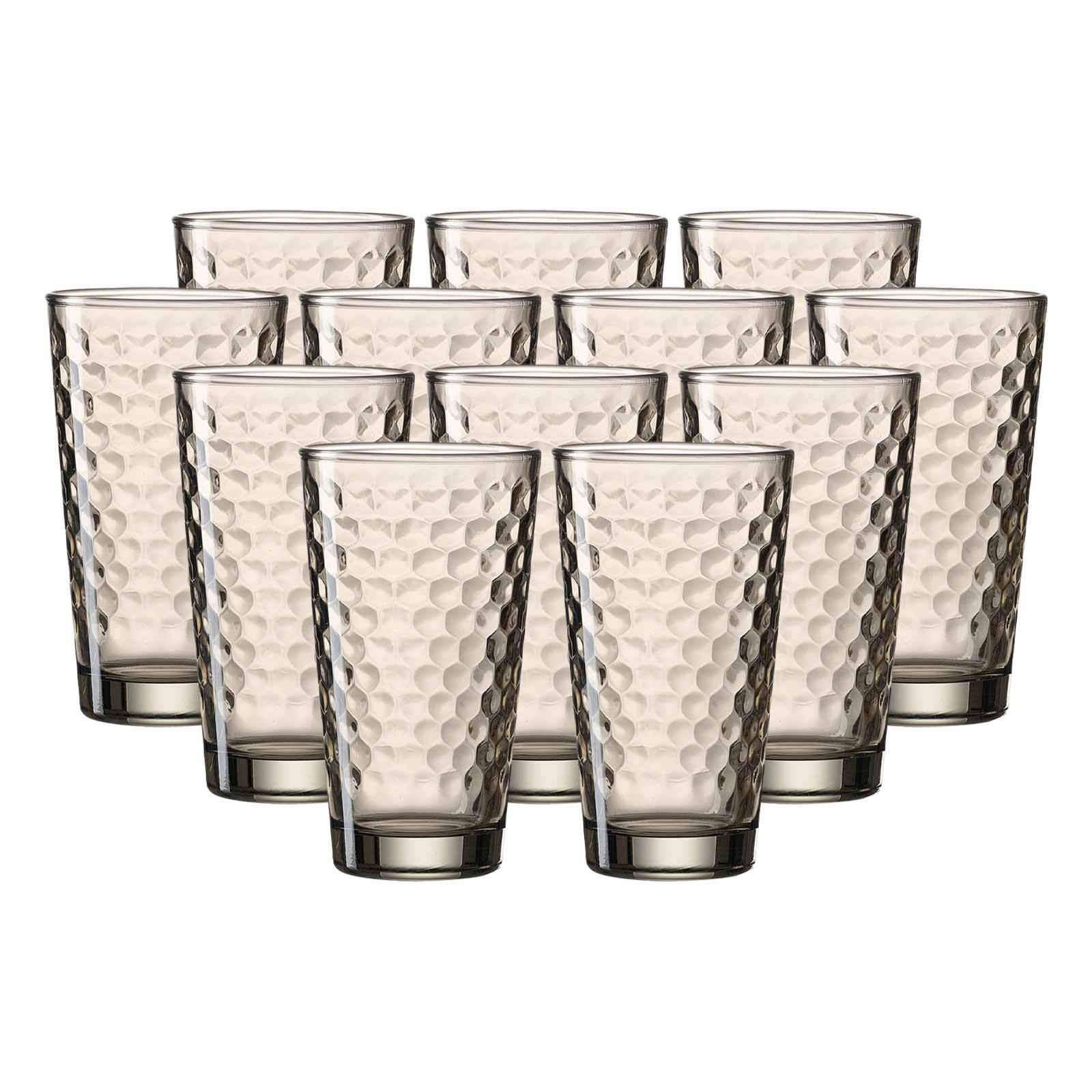 LONGDRINKGLÄSER Favo Braun 400 ml 12er Set - Braun, Glas (0.4L) - Ritzenhoff Breker