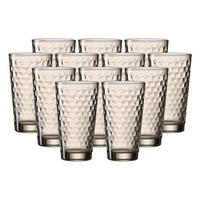 LONGDRINKGLÄSER Favo Braun 400 ml 12er Set - Braun, Glas (0.4L) - Ritzenhoff Breker