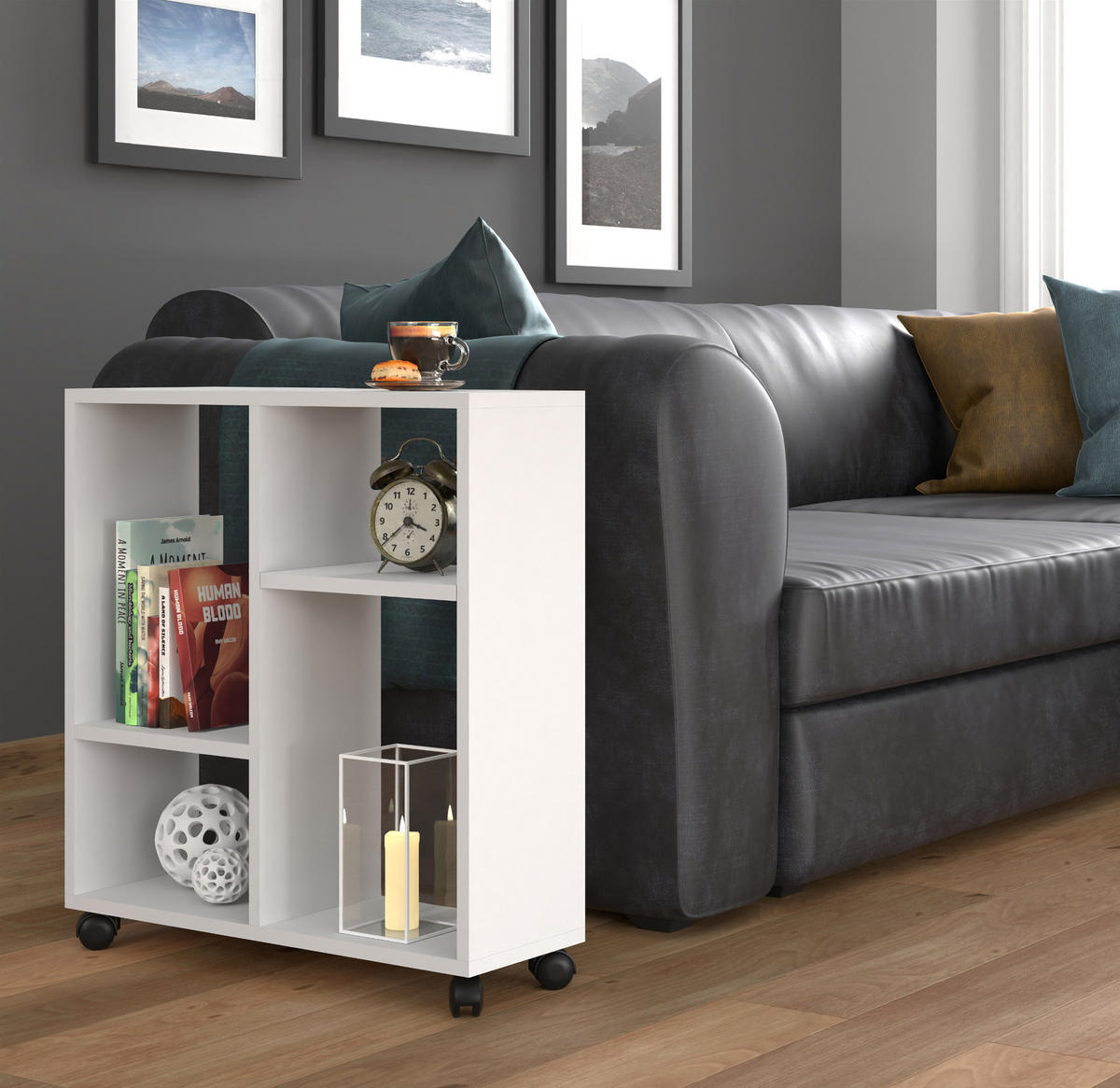 COUCHTISCH Weiß 60/65/20 - Weiß, Holzwerkstoff (20/60/65cm) - RAUMHIRSCH FURNITURE