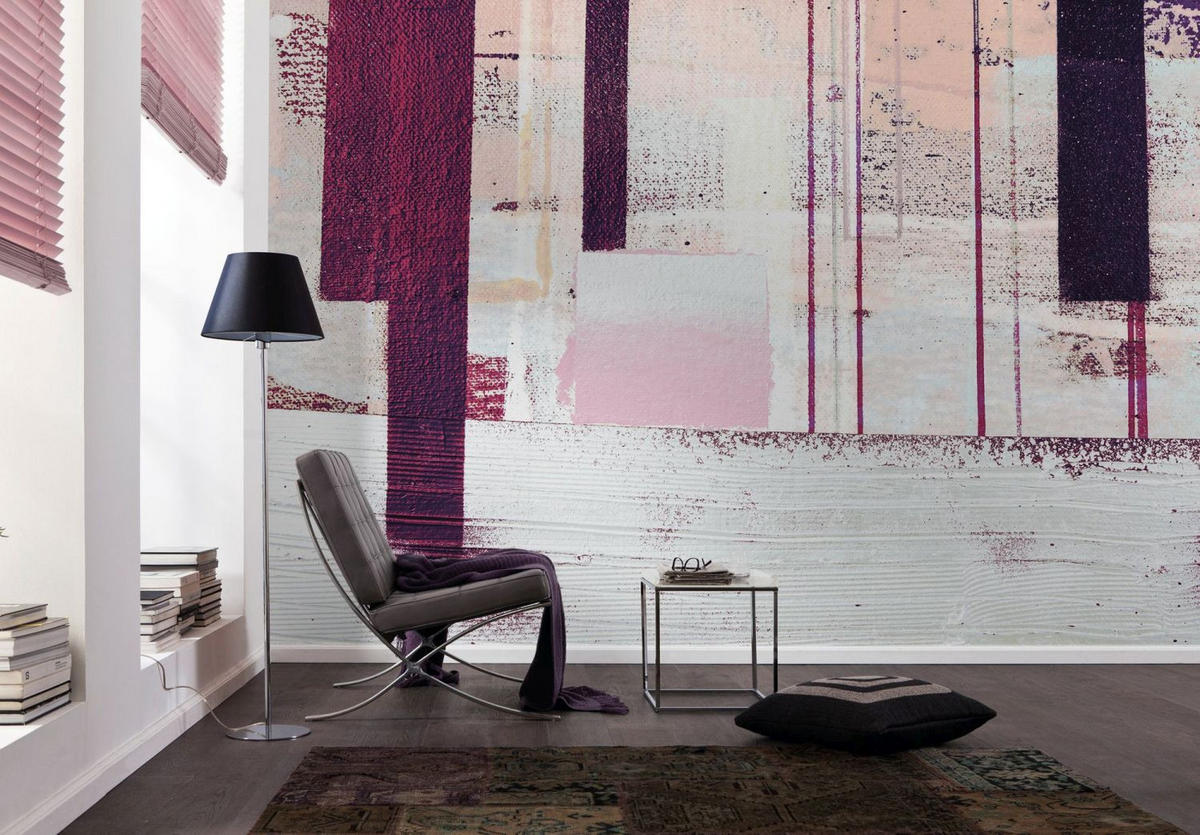 FOTOTAPETE flammender Horizont 500 x 280 cm - Pink, Papier (500/280cm) - Sanders & Sanders