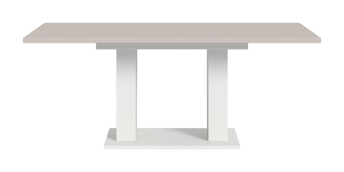 ESSTISCH MOTION (B/H/T: ca. 150/76/90 cm) in Weiß/Kaschmir - Weiß, Holzwerkstoff (90/150/76cm)