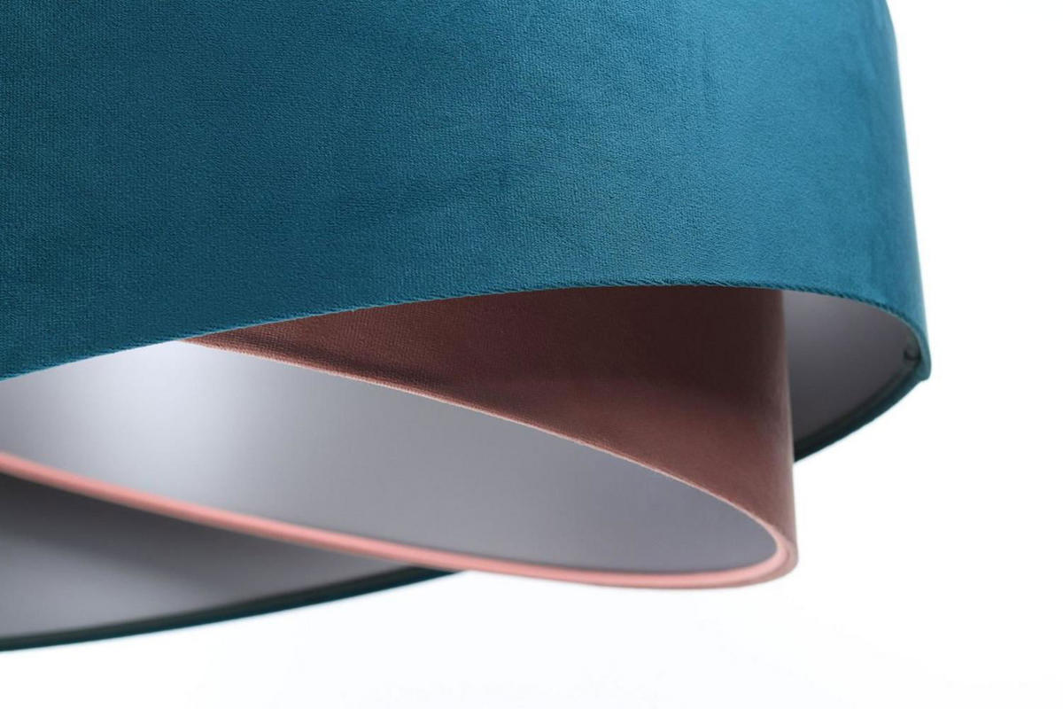 HÄNGELEUCHTE Rosa 50/23 cm - Blau, Kunststoff (50/1.3/23cm) - ONZENO