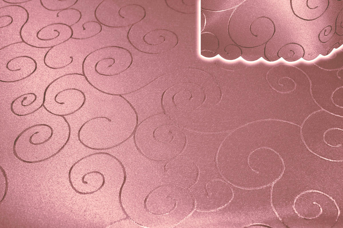 TISCHDECKE 130/340 cm Ornamente Altrosa - Altrosa, Textil (130/340cm) - TiborTex