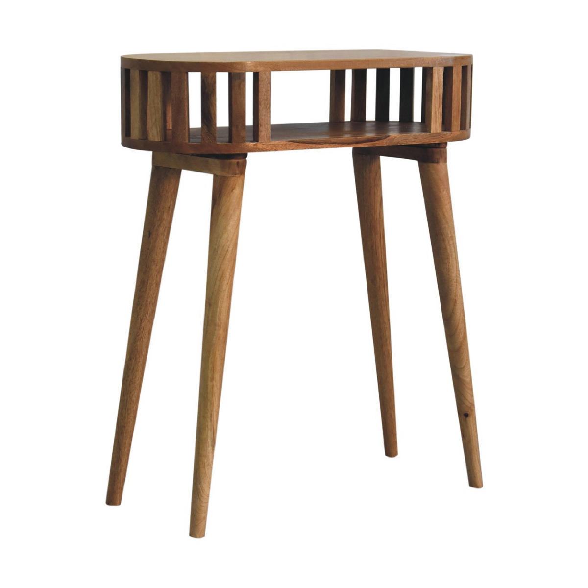 KONSOLE Ariella, Offenes Regal, Beige - Beige, Holz (30/70/80cm) - Artisan Furniture