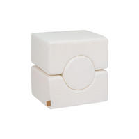 SCHAUMSTOFF-BAUSTEINE für Kinder, Shape, Boucle, Weiß - Weiß, Textil (45/30/55cm) - MeowBaby