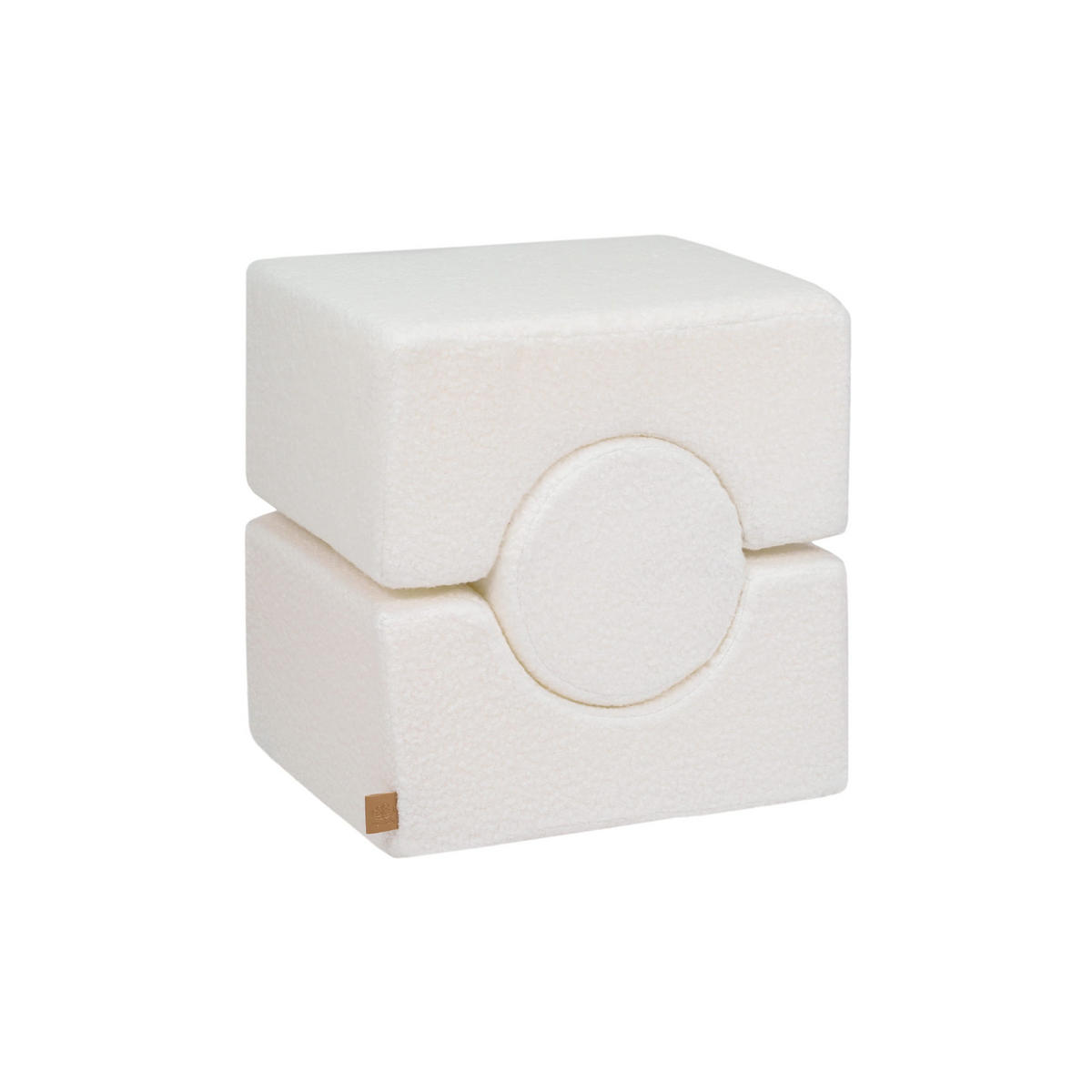 SCHAUMSTOFF-BAUSTEINE für Kinder, Shape, Boucle, Weiß - Weiß, Textil (45/30/55cm) - MeowBaby