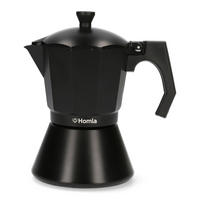 KAFFEEMASCHINE Mia Mokka schwarz 10/20 cm - Schwarz, Metall (10/15/20cm) - Homla
