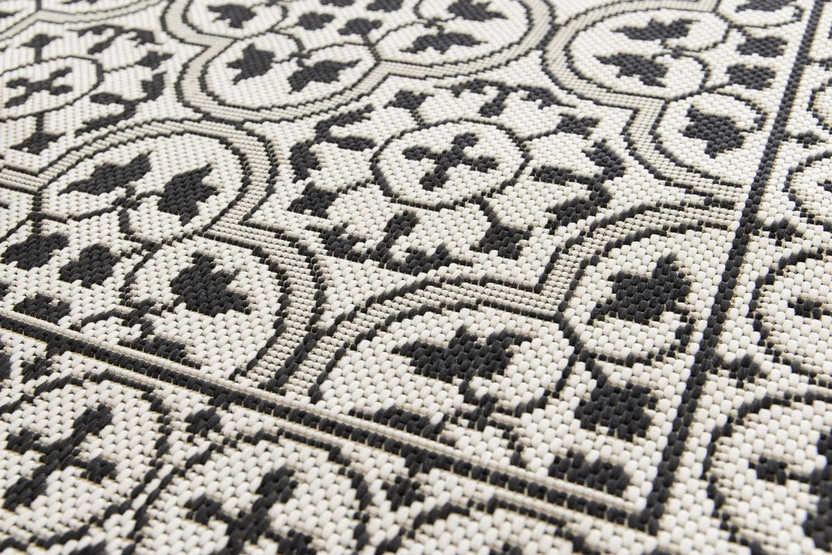 TEPPICH für den Innenkorridor im Freien schwarz - Schwarz, Textil (80/200cm) - AFK Living