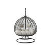 HÄNGESESSEL Olivia - Grau, Metall (132/200/120cm) - MIRJAN24