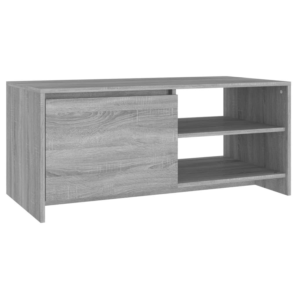 COUCHTISCH Grau Sonoma 102x50x45 cm Holzwerkstoff - Grau, Holzwerkstoff (102/50/45cm) - furnicato