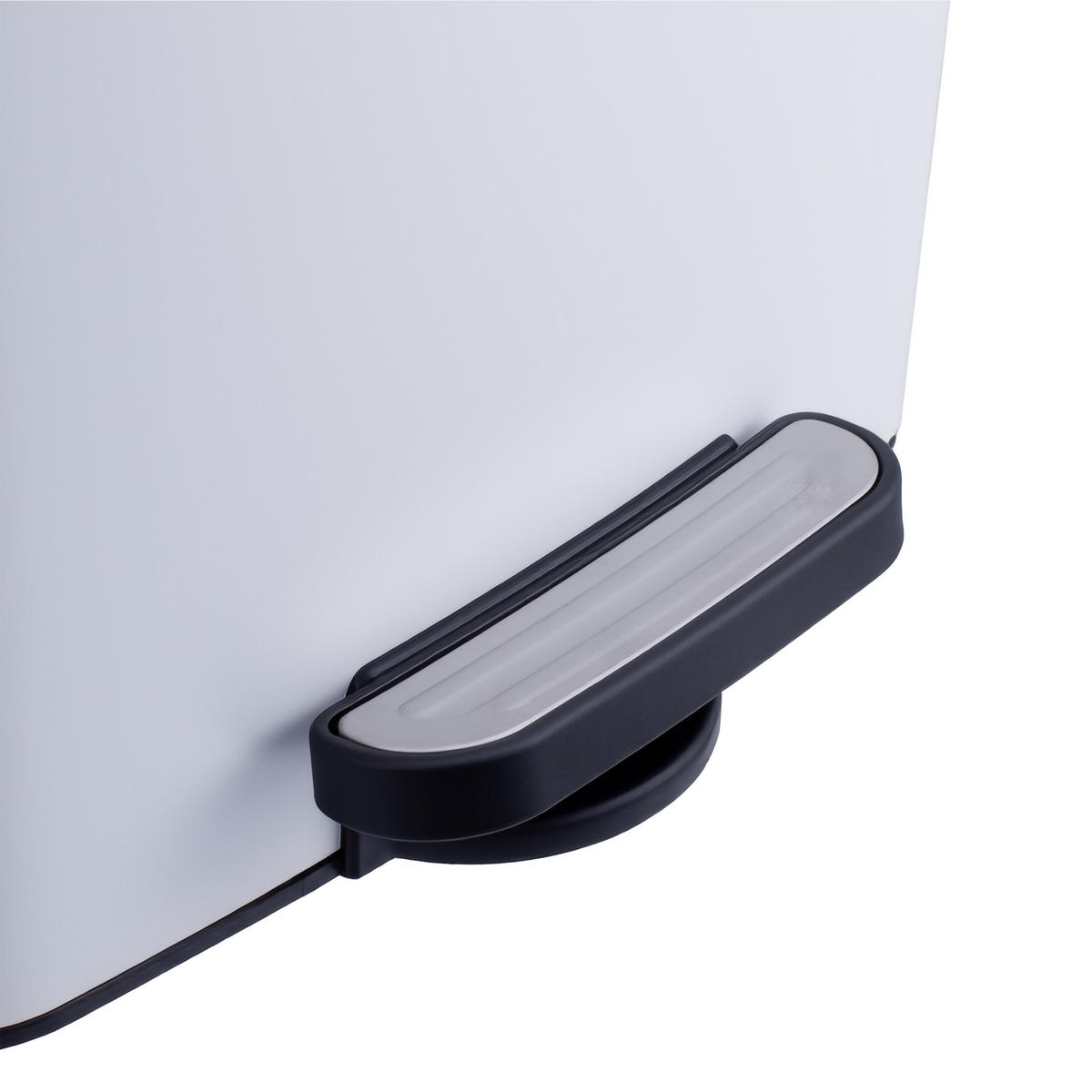 MÜLLEIMER - Weiß, Kunststoff/Metall (29/53/34cm) - Relaxdays