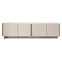 TV-LOWBOARD Yasumi 195 - Kaschmir/Schwarz, Holzwerkstoff/Kunststoff (195/55/39cm) - MIRJAN24
