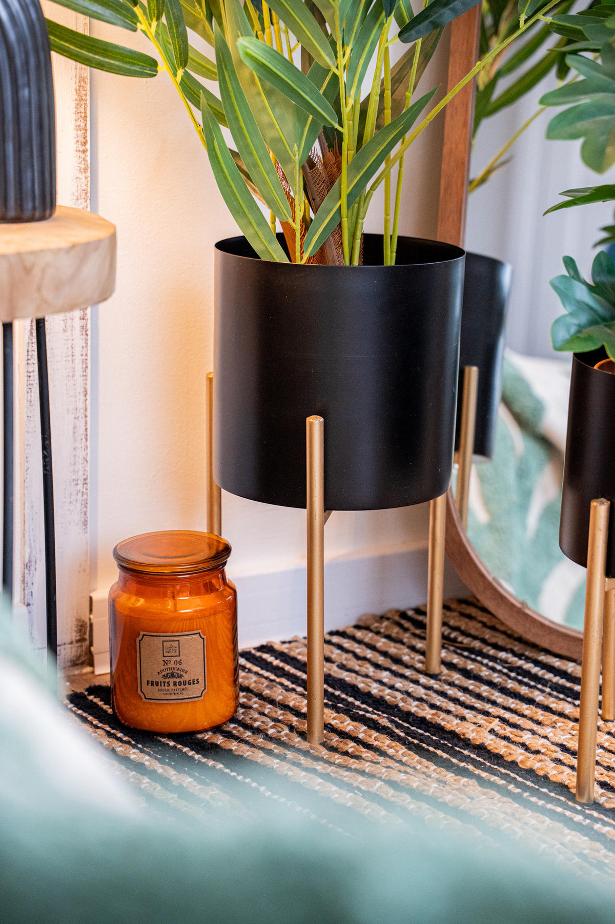 DUFTKERZE im Dekoglas 10/10/14,5 cm - Orange, Glas (10/14.5cm) - Atmosphera Createur d´interieur