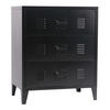 METALLSCHRANK Hämeenlinna - Schwarz, Metall (60/72/40cm) - [en.casa]