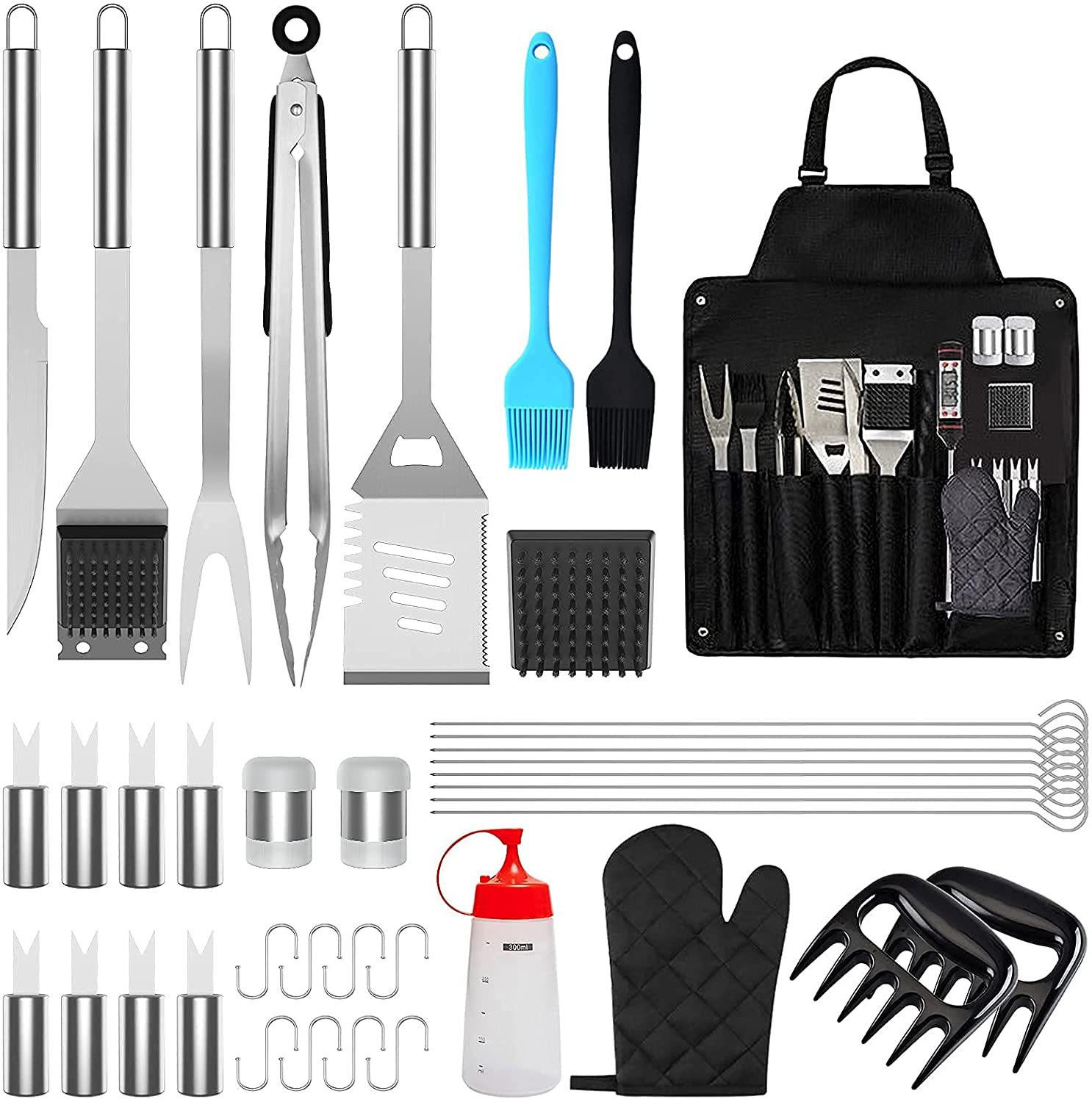 GRILLBESTECK 39-teiliges Set - Multicolor, Metall (43cm)