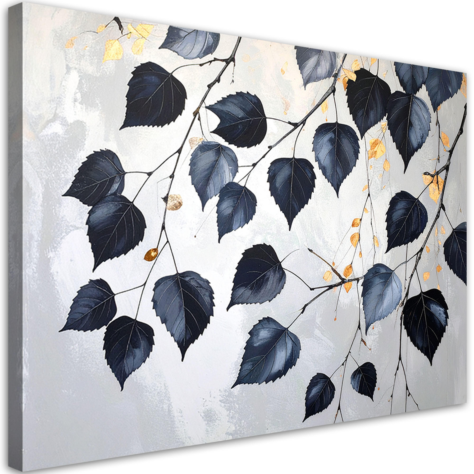 Feeby Leinwandbild, Grau 120x80 cm