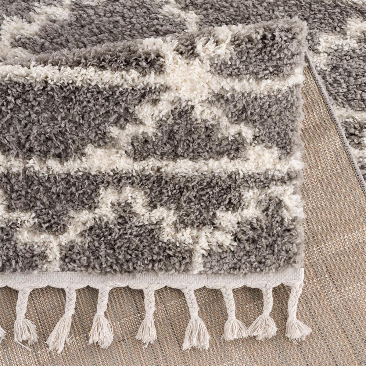 HOCHFLOR-TEPPICH Pulpy 530 Taupe 200x290 cm - Grau, Textil (200/290cm) - carpet city