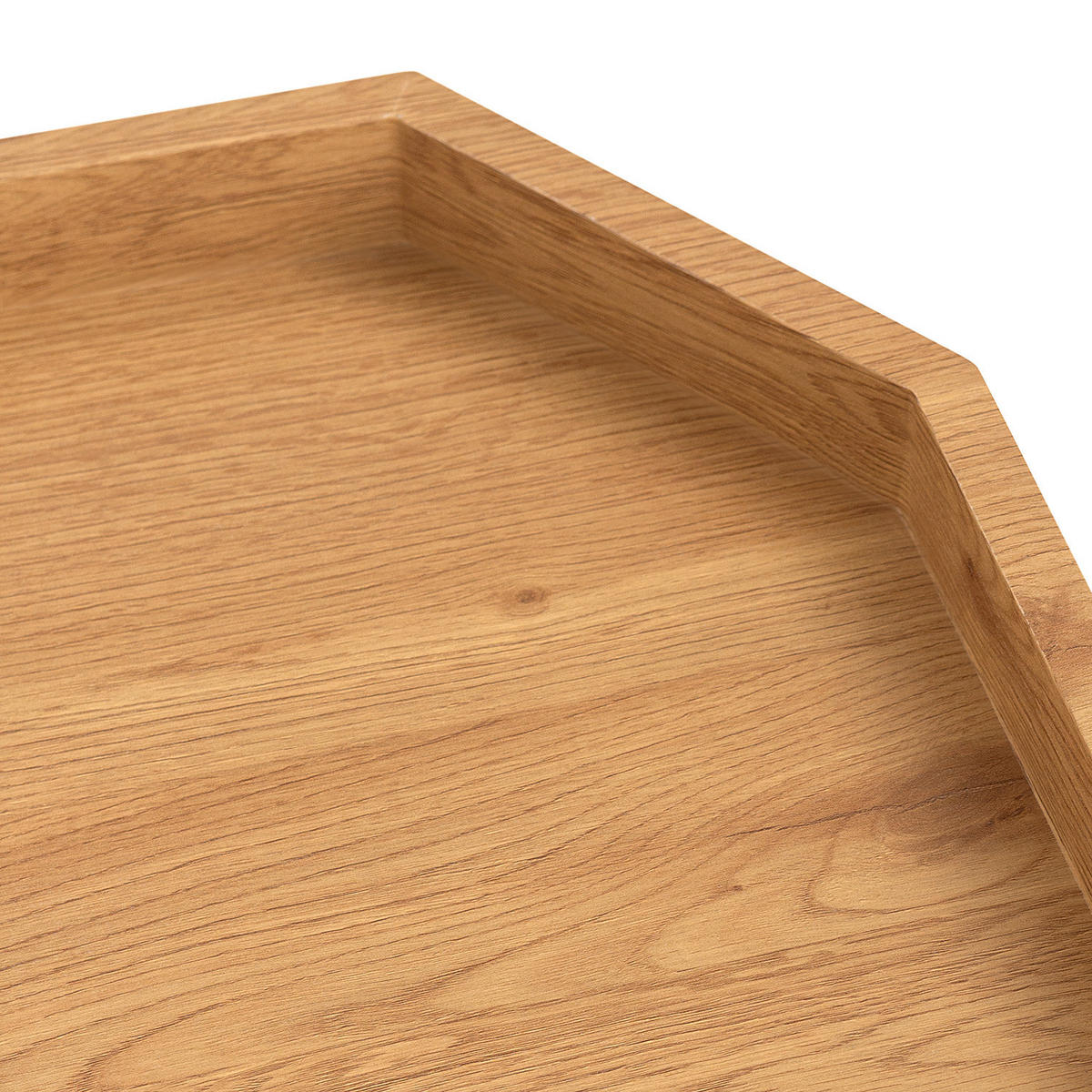 COUCHTISCH - Holzwerkstoff / Metall - Eichefarben/Schwarz, Holzwerkstoff/Metall (50/100/50cm) - home24