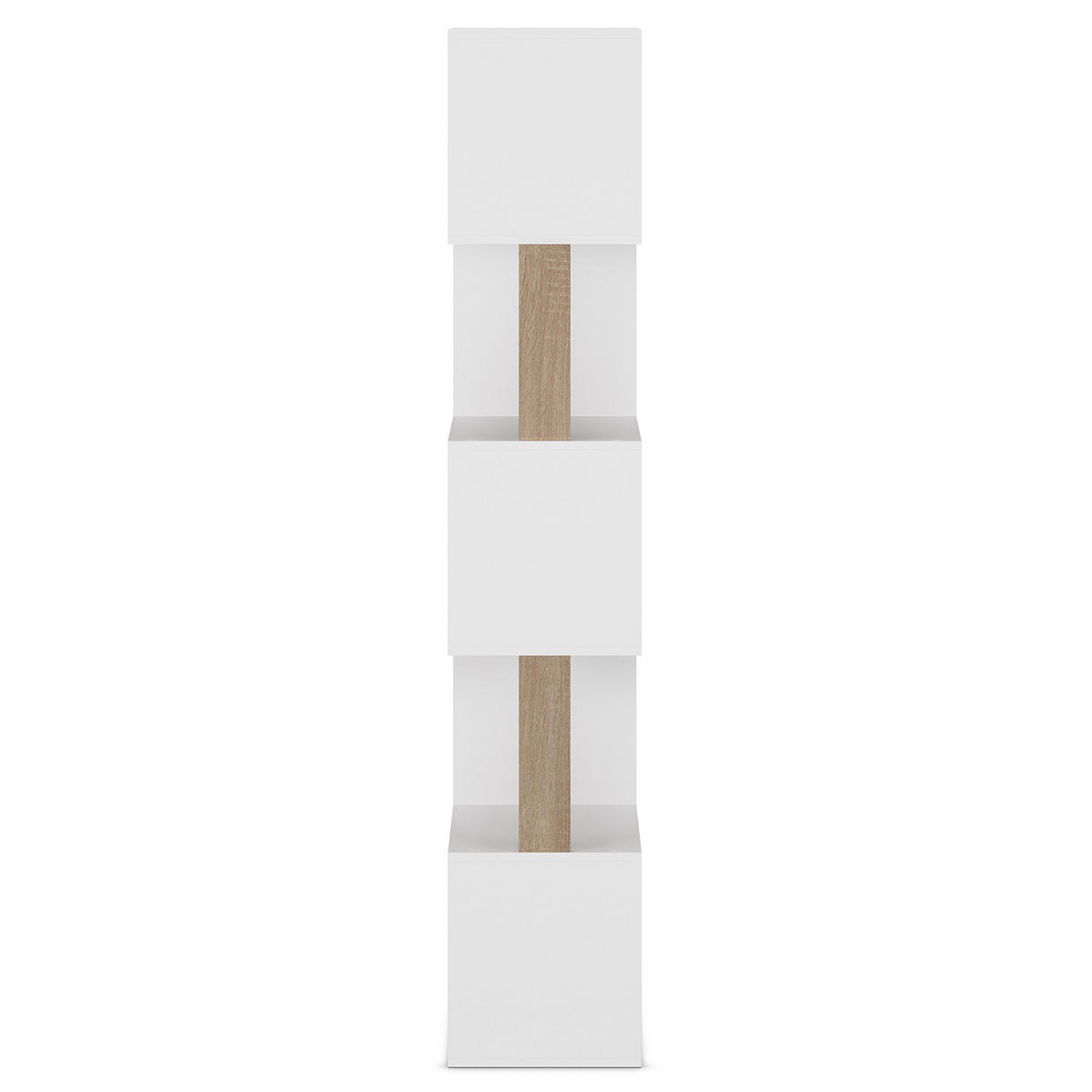 REGAL Maldivas 5 fächern weiß - Weiß, Holzwerkstoff (35/161/30cm) - VS Venta-stock