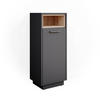 MIDISCHRANK Beatrice Anthrazit 30 x 93 cm - Anthrazit, Holzwerkstoff (30/93/30cm) - Vicco