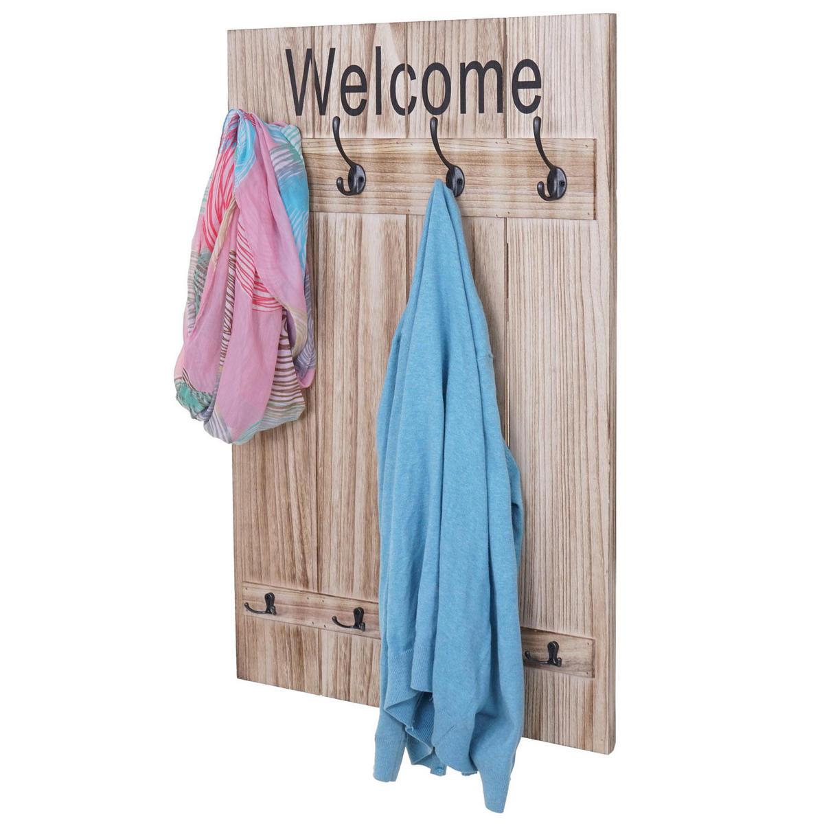 WANDGARDEROBE WELCOME SHABBY Beige - Beige, Holz (60/90/8cm) - MCW