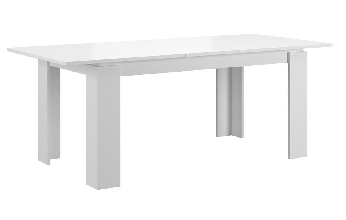 ESSTISCH weiß 160 - 200 x 90 cm, Küchentisch ausziehbar - Weiß, Holzwerkstoff/Metall (160/90/76cm) - Inn.Furn