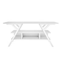TV Stand Minerva Weiß Weiß - Weiß, Holzwerkstoff (120/55/35cm) - Decorotika