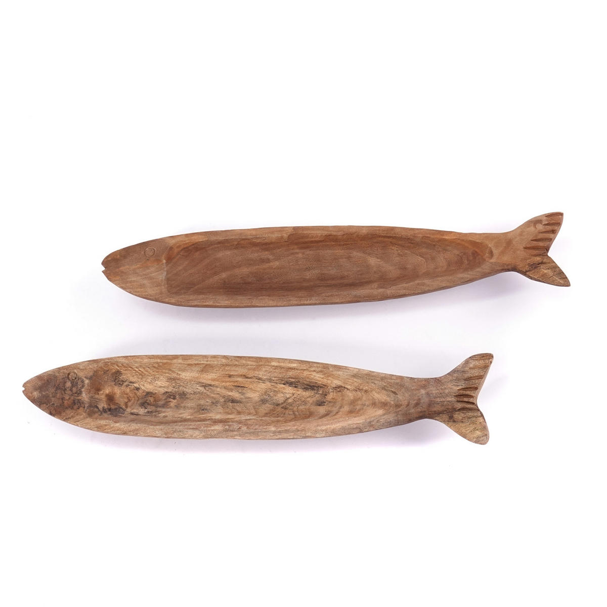 DEKO-SCHALE Pescado Mangoholz naturfarben - Naturfarben, Holz (7cm) - CREEDWOOD