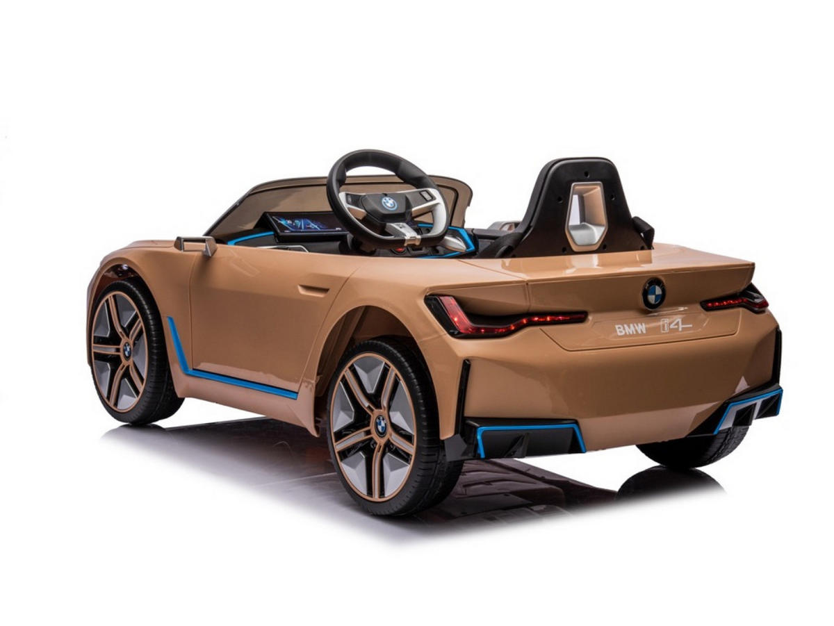 KINDER ELEKTROAUTO BMW i4 bronze - Bronzefarben, Kunststoff (115/67/54cm) - TPFLiving