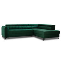 ECKSOFA Alice, Seite: Rechts - Grün, Holz/Textil (250/179cm) - Sofnet